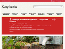 Tablet Screenshot of kungsbacka.se